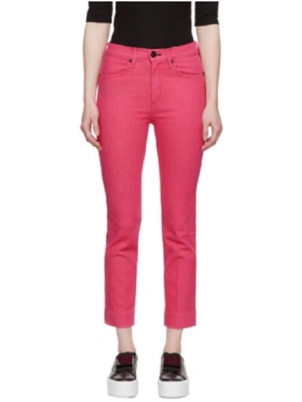 Rag & Bone Ankle Cigarette Skinny Jeans in a Bull Pink Size 28